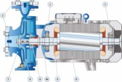 Pedrollo F 80/160B Flanşlı Santrifüj Pompa 25 HP
