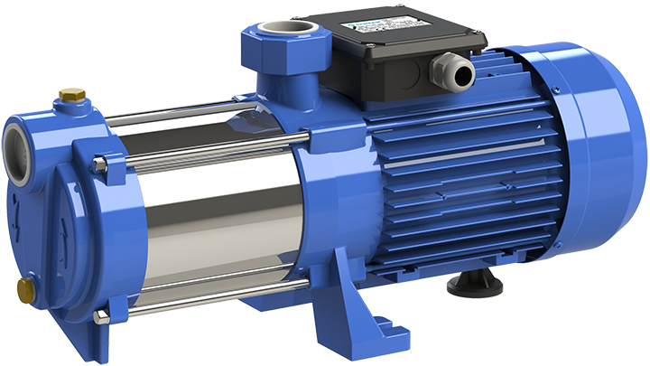 Sumak SYM 12-300/6 Yatay Milli Kademeli Pompa Monofaze (220V) 3HP