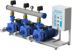 Sumak SMKTC 550/2 Emişli Çift Kademeli Hidrofor 8 Kat 135 Daire 380 Volt 5.5 Hp
