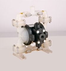 Huge Pump-Günalsan HP02 Plastik PVDF Gövdeli Diyaframlı Havalı Pompa 15 Litre/Dakika 7 Bar 1/4 inch