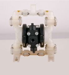 Huge Pump-Günalsan HP02 Plastik PVDF Gövdeli Diyaframlı Havalı Pompa 15 Litre/Dakika 7 Bar 1/4 inch