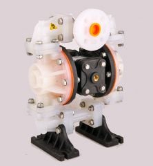 Huge Pump-Günalsan HP05 Plastik PVDF Gövdeli Diyaframlı Havalı Pompa 55 Litre/Dakika 7 Bar 3/4 inch