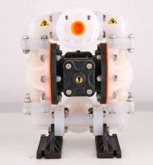 Huge Pump-Günalsan HP05 Plastik PVDF Gövdeli Diyaframlı Havalı Pompa 55 Litre/Dakika 7 Bar 3/4 inch