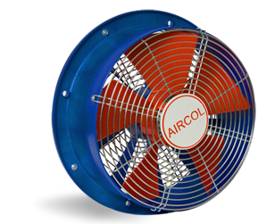 AIRCOL S 300 Plastik Gövdeli Sanayi Tipi Aspiratör Asitli ve Nemli Ortam Fanı