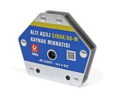 Çırak/50M Manyetik Kaynak Gönyesi 4 ADET 6 Açılı, 50 Kg Kaynak Tutucu Mıknatıs