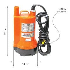 Water Sound 24 Volt Dc Solar Güneş Enerjili Su Pompası 7 Mt Yükseklik 7.5 m³/h
