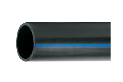 PE100 Hdpe Sert Polieten Basınçlı Boru 100 Metre 10 Bar 75mm
