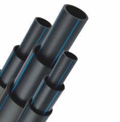 PE100 Hdpe Sert Polieten Basınçlı Boru 100 Metre 10 Bar 75mm