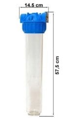 Aquafer 20 inç Silifozlu Kireç Önleyici Yıkanabilir Su Filtresi 3/4 inc 50 Mikron