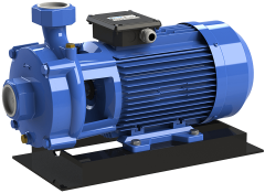 Sumak SMKT 750/2 Çift Kademeli Santrifüj Pompa Trifaze (380V) 7.5HP