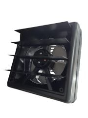 AIRCOL 150C OP Siyah Cam ve Duvar Tipi Aksiyel Fan