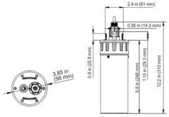 Seaflo SR09705 Mazot Pompası 24 Volt 70 mss 6 lt/dk SFBP2-G103-01