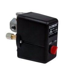 Element Kompresör Basınç Şalteri 1-6 Bar Tahliyeli Üç Yollu On/Off Monofaze 1/2 Bağlantılı