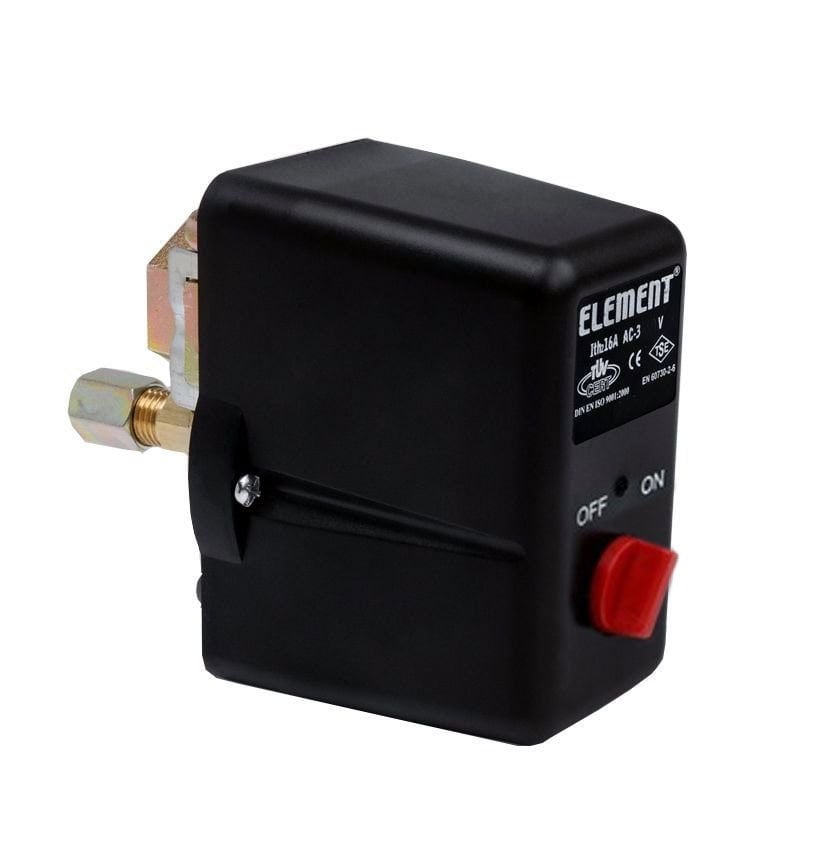 Element Hidrofor Basınç Şalteri 1-6 Bar Tahliyeli On/Off Monofaze 1/4 Bağlantılı