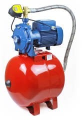 Pedrollo 2CPm 25/14A Dijital Akıllı Paket Hidrofor 9 Kat 20 Daire 50 Litre Tanklı