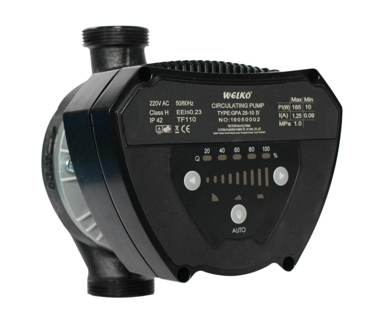 Welko GPA 25-10 IV Frekans Konvertörlü Sirkülasyon Pompası 10 mss  7 m3/h
