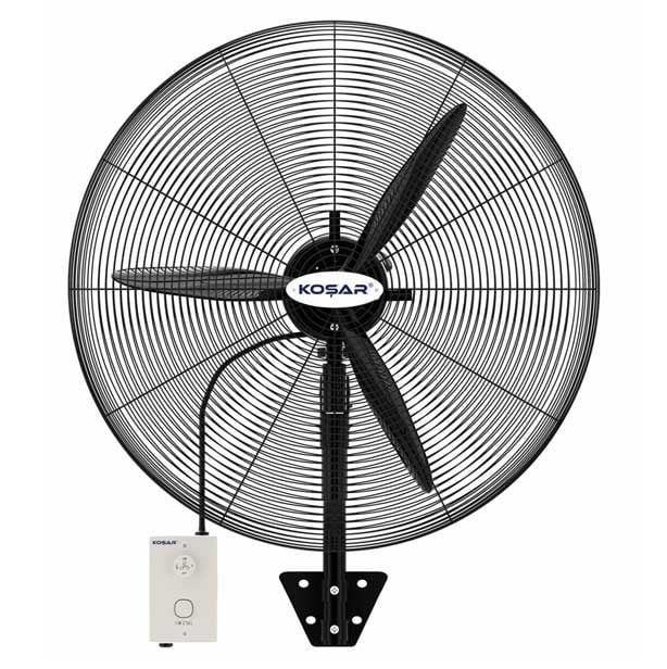 Koşar KSV 750 Sanayi Duvar Tipi Endüstriyel Vantilatör 75 cm