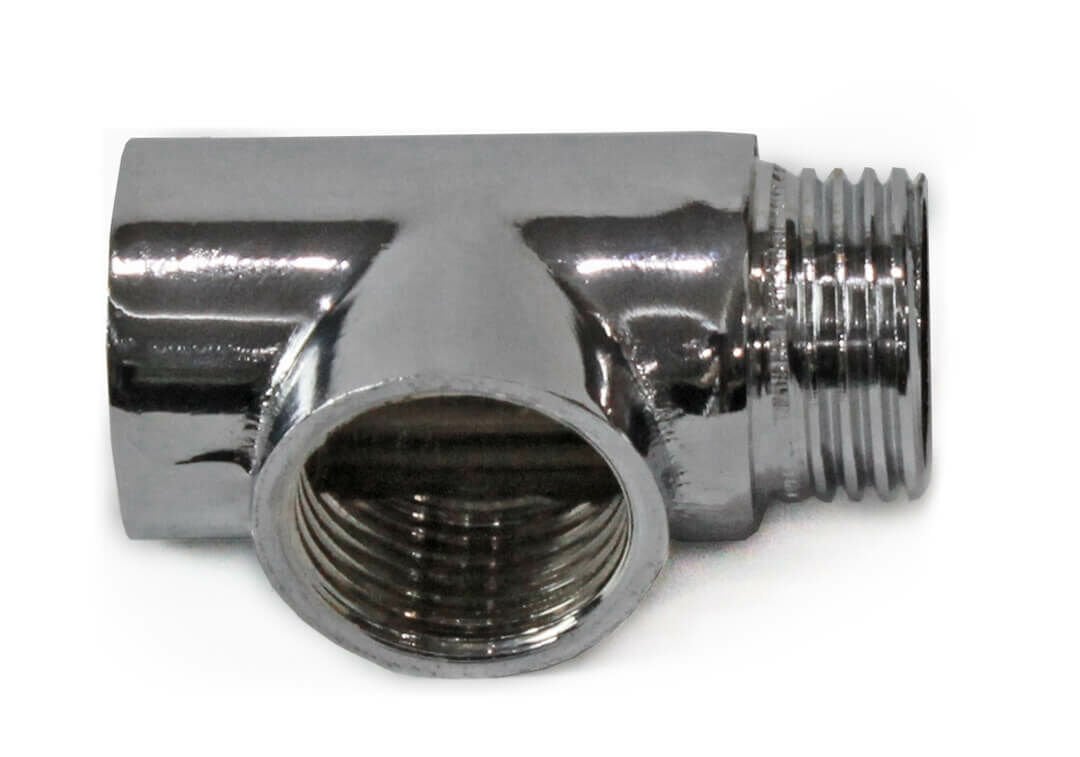 Klepsan Nikel Kaplı Pirinç Delikli Uzatma 1/2''