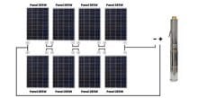 138 Volt 1500 Watt Dc Solar Güneş Enerjili Fırçasız Kademeli Dalgıç Pompa 140 mss 6 m³/h