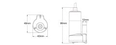 Seaflo SR09514 Sintine Dalgıç Tip Pompa 6 Mt Yükseklik 12 Volt 12 lt/dk SFSP1-L012-01
