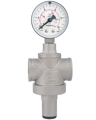 Pakkens 1'' Basınç Düşürücü, Basınç Regülatörü Manometreli 25 Bar