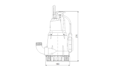 Grundfos KPC 600 A Drenaj Dalgıç Pompa - Temiz Su 800 Watt