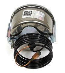 Pakkens Çap 60 -40/+40 °C Arkadan Bağlantılı Pano Tip Gazlı Termometre 1mt Pvc Kaplı Kapiler Boyu