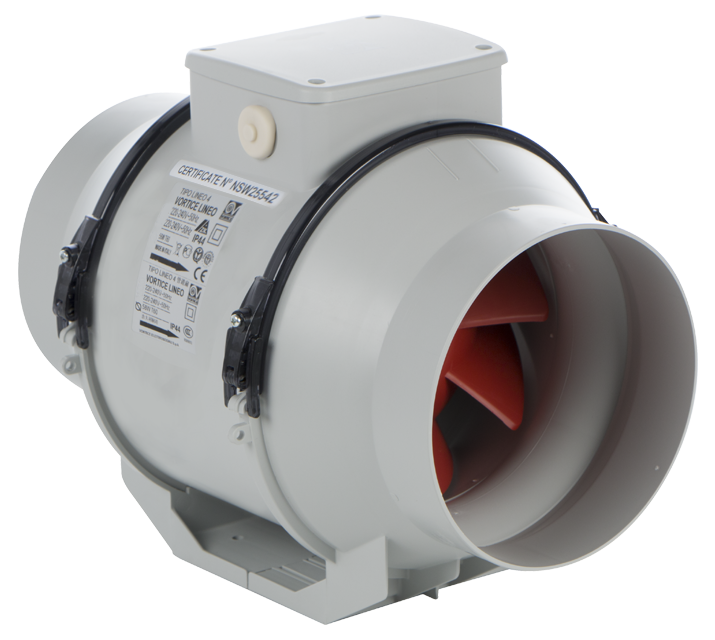 Vortice Lineo100V0 Çift Kademeli Kanal Tipi Fan 255 m³ 1520 RPM