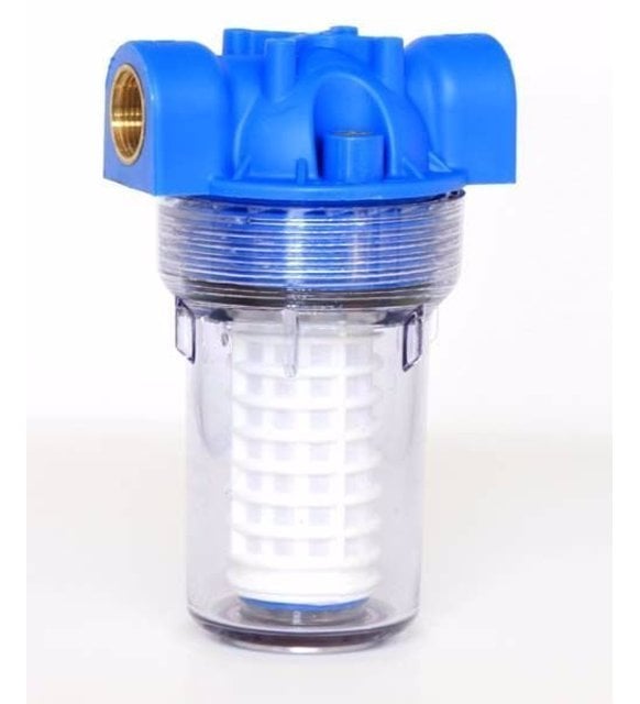Aquafer 5'' Yıkanabilir Filtre 3/4 inc 50 Micron Su Süzme Tortu Pislik Tutucu Filtre