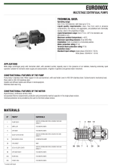 Baymak Euroinox 50/50 M 50LT Yatay Tanklı Sessiz Hidrofor 8 Kat 8 Daire