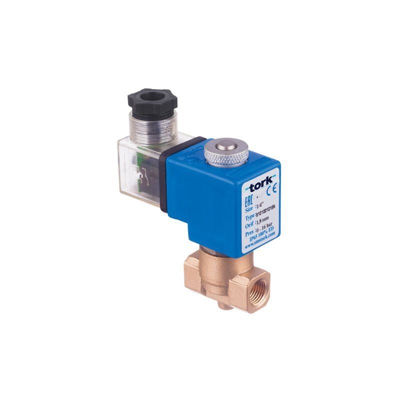 Tork S1010 Genel Maksat Solenoid Valf Direkt Çekmeli N.Kapalı