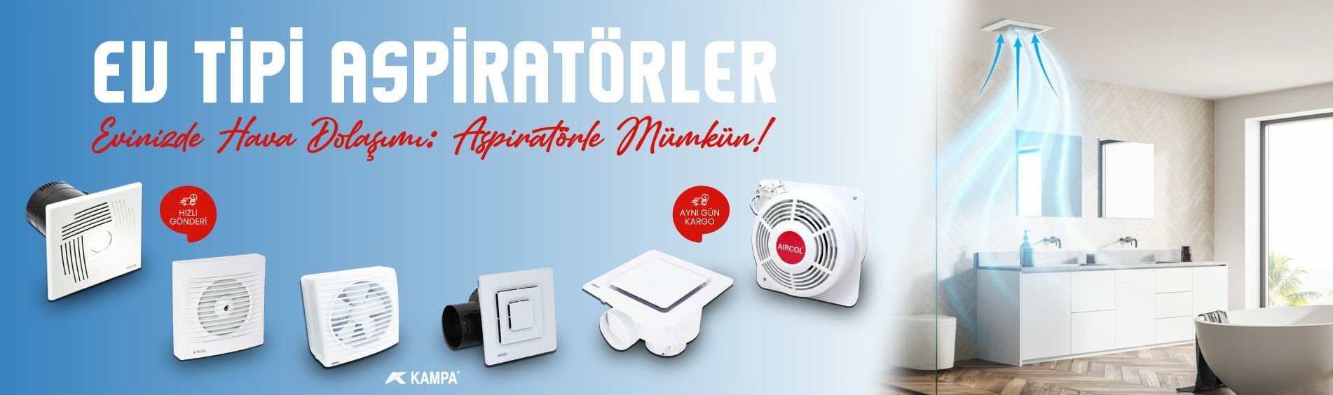 Ev Tipi Sessiz Aspiratörler