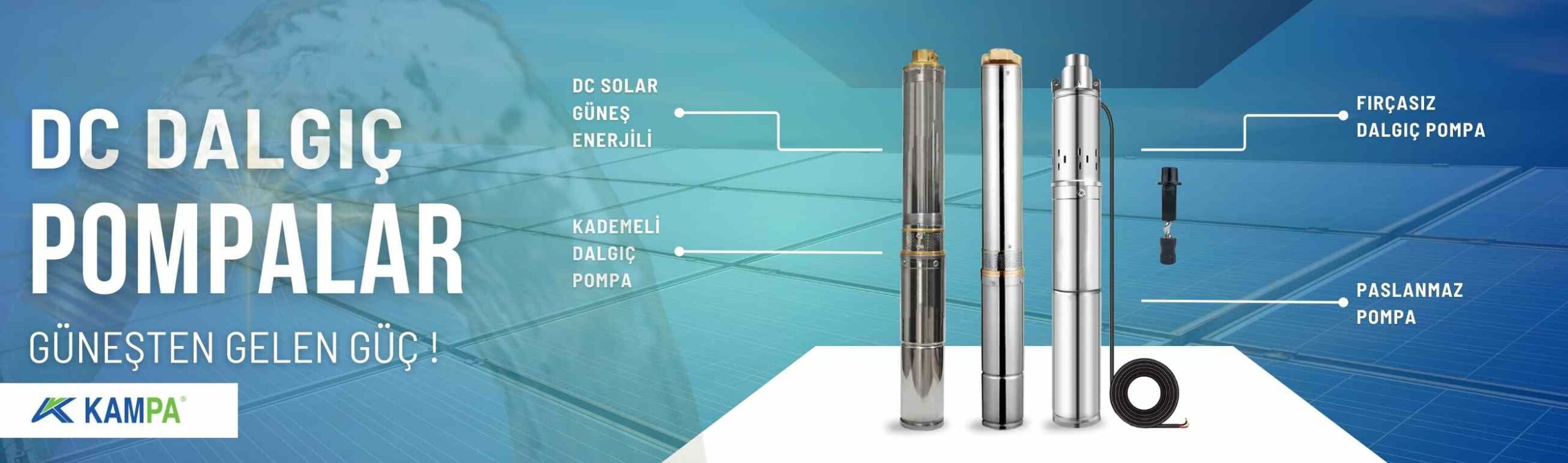 Solar Enerjili Dc Dalgıç Pompa