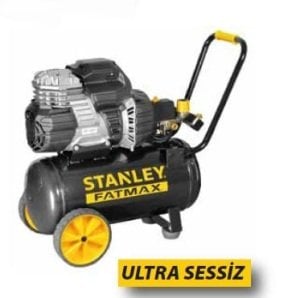 Stanley Hava Kompresörü Sessiz Yağsız 244/8/24 HP 1,5