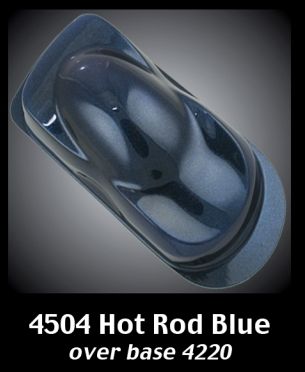 SON 2 ADET !!! 4504 - 04 Hot Rod Blue 4fl.oz/120ml