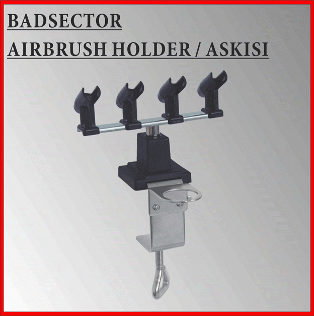 MASA ÜSTÜ AIRBRUSH HOLDER 4LÜ Airbrush Tutucu Mod 02