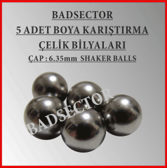 ÇELİK BOYA KARIŞTIRMA MİSKETLERİ SHAKER BALLS