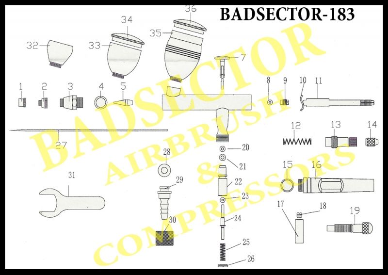 AIRBRUSH BADSECTOR 183 YEDEK LİSTESİ