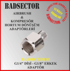 BADSECTOR DÖNÜŞÜM ADAPTÖRÜ 05 ( 1/4'' DİŞİ - 1/8'' ERKEK )