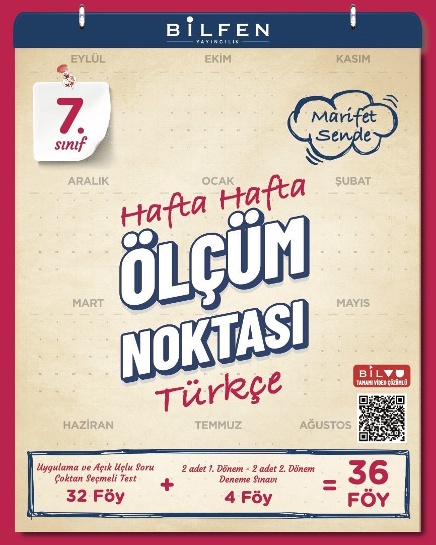 7.SINIF TÜRKÇE HAFTA HAFTA ÖLÇÜM NOKTASI ( YENİ )