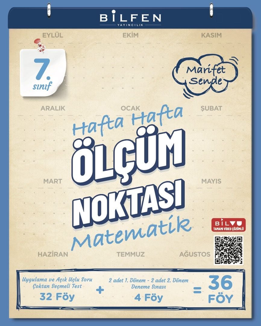 7.SINIF MATEMATİK HAFTA HAFTA ÖLÇÜM NOKTASI ( YENİ )