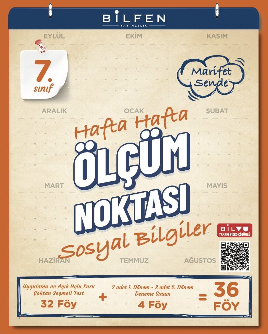 7.SINIF SOSYAL BİLGİLER HAFTA HAFTA ÖLÇÜM NOKTASI ( YENİ )
