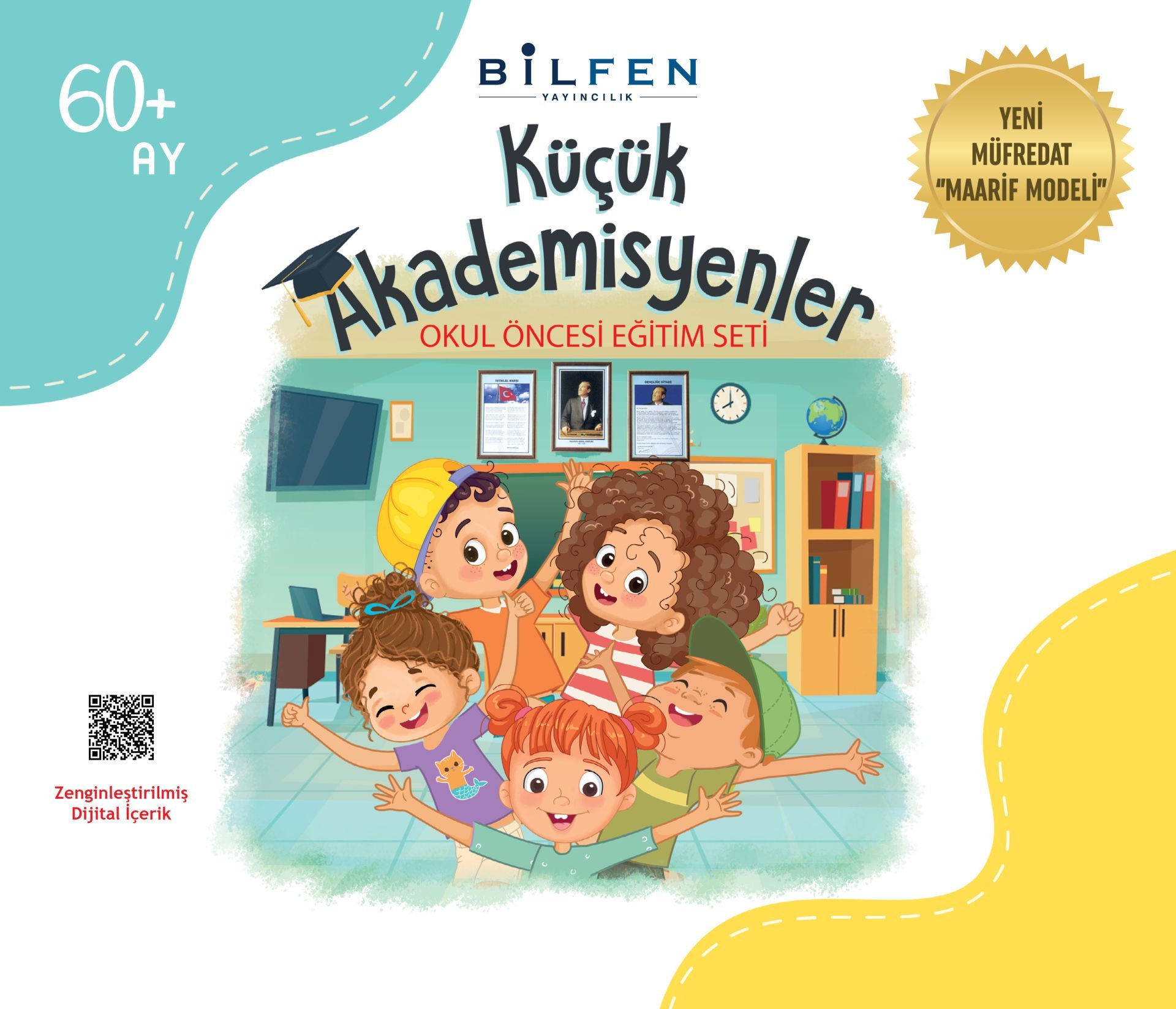 KÜÇÜK AKADEMİSYENLER OKUL ÖNCESİ EĞİTİM SETİ 60 AY ( YENİ )