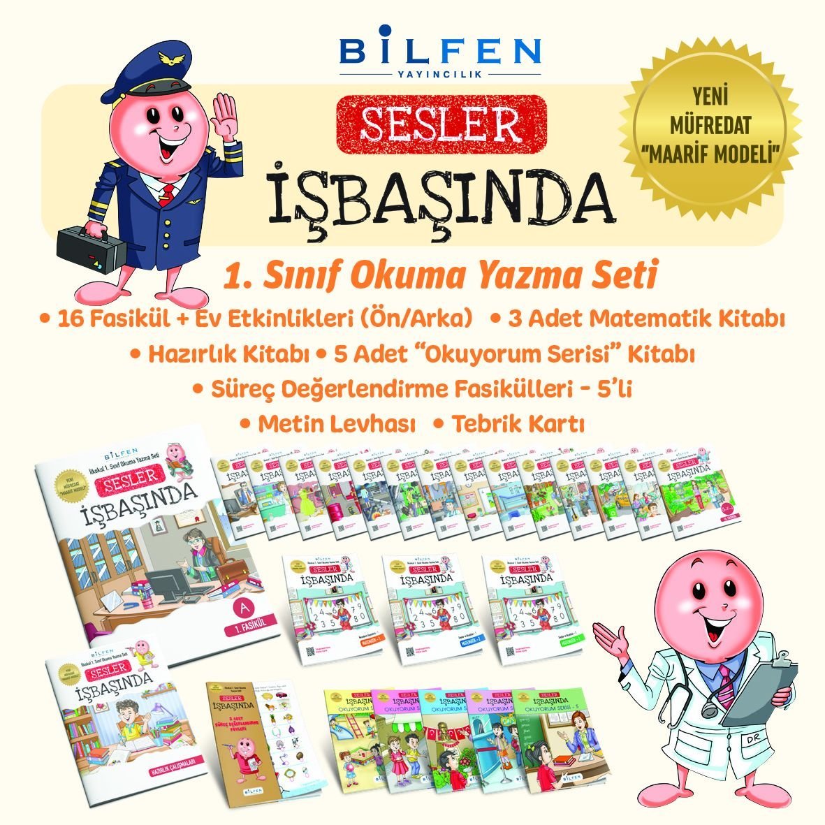 İLKOKUL 1.SINIF SESLER İŞ BAŞINDA ( YENİ )