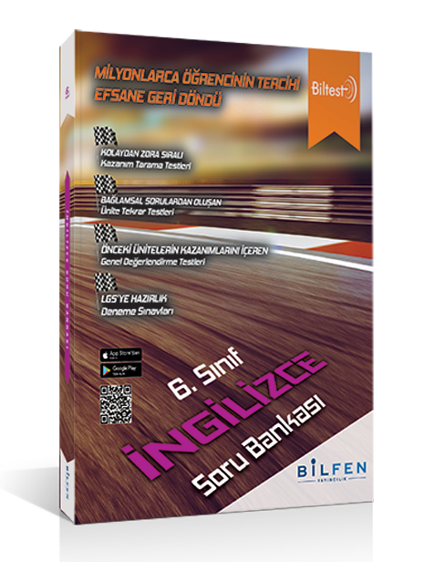 6. SINIF BİLTEST İNGİLİZCE SORU BANKASI