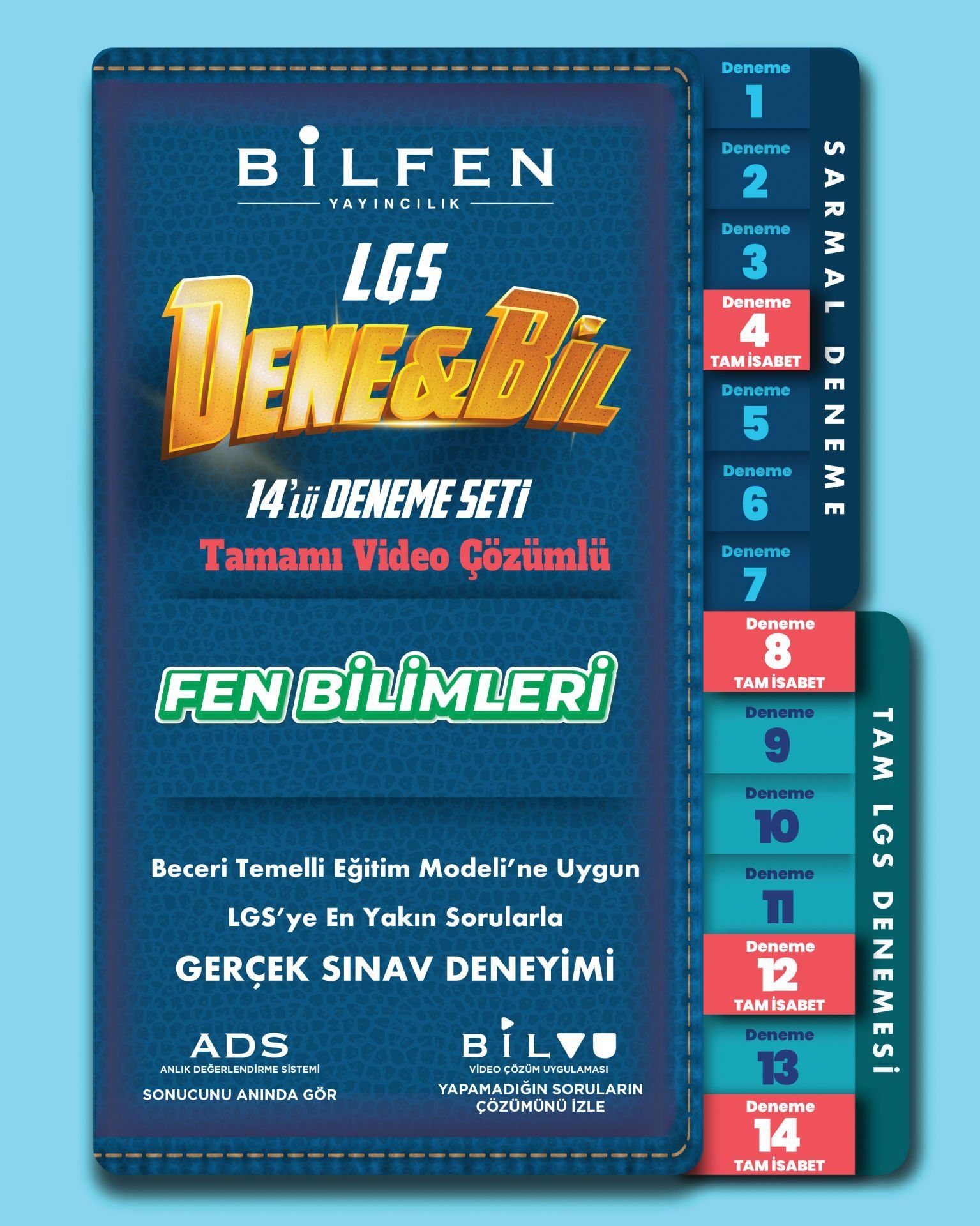 8.SINIF DENEBİL FEN BİLİMLERİ 14LÜ DENEME SETİ