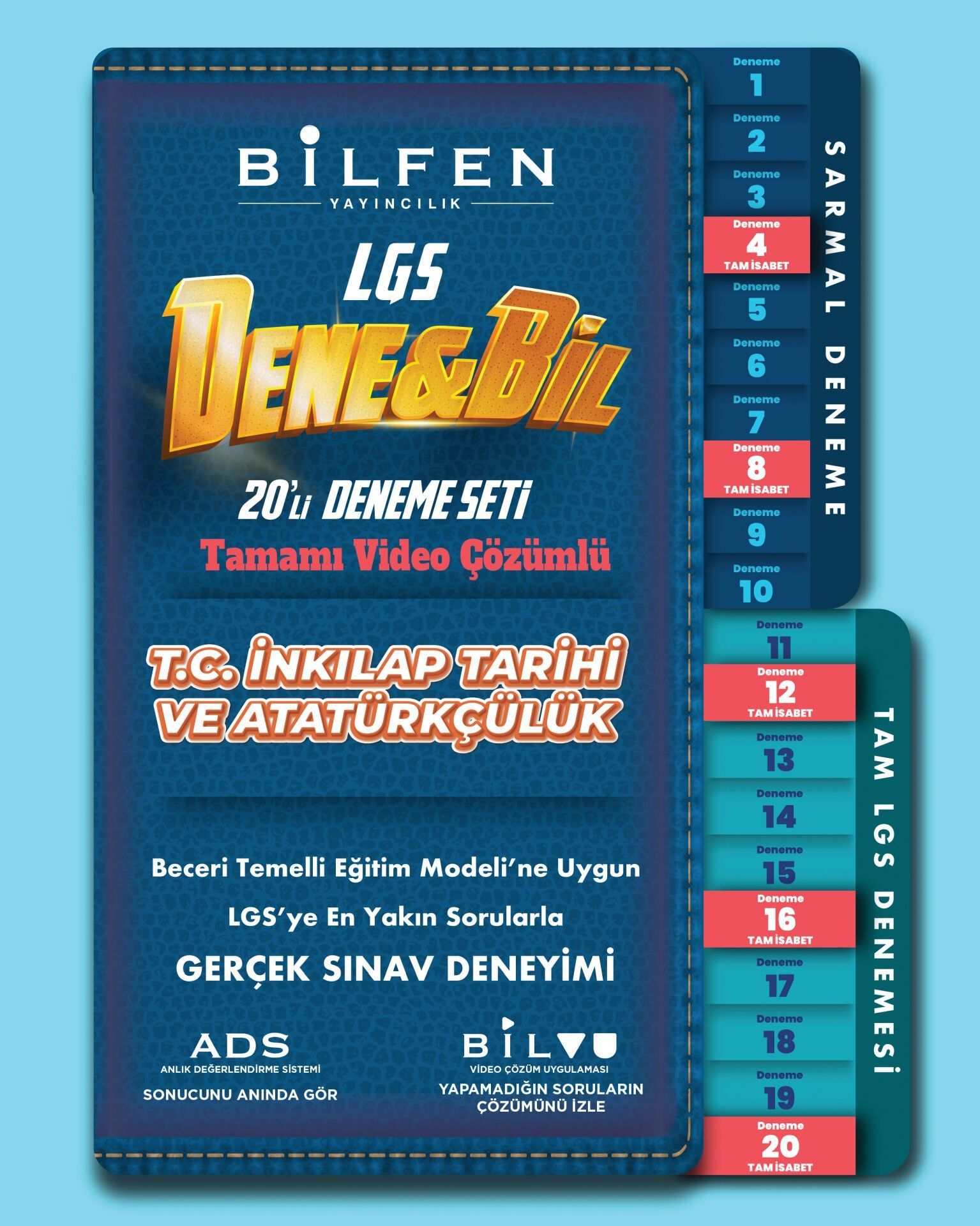 8.SINIF DENEBİL TC. İNKİLAP TARİHİ VE ATA. 20Lİ DENEME SETİ