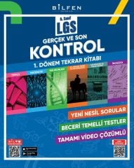 8. SINIF LGS 1.DÖN. SON KONTROL KİTABI