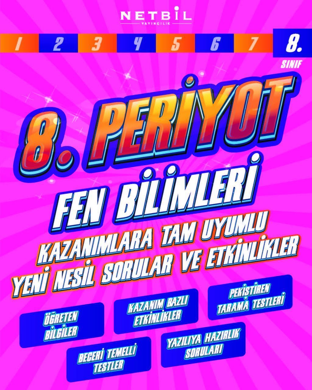 8.SINIF FEN BİLİMLERİ PERİYOT ETKİNLİKLİ SORU BANKASI