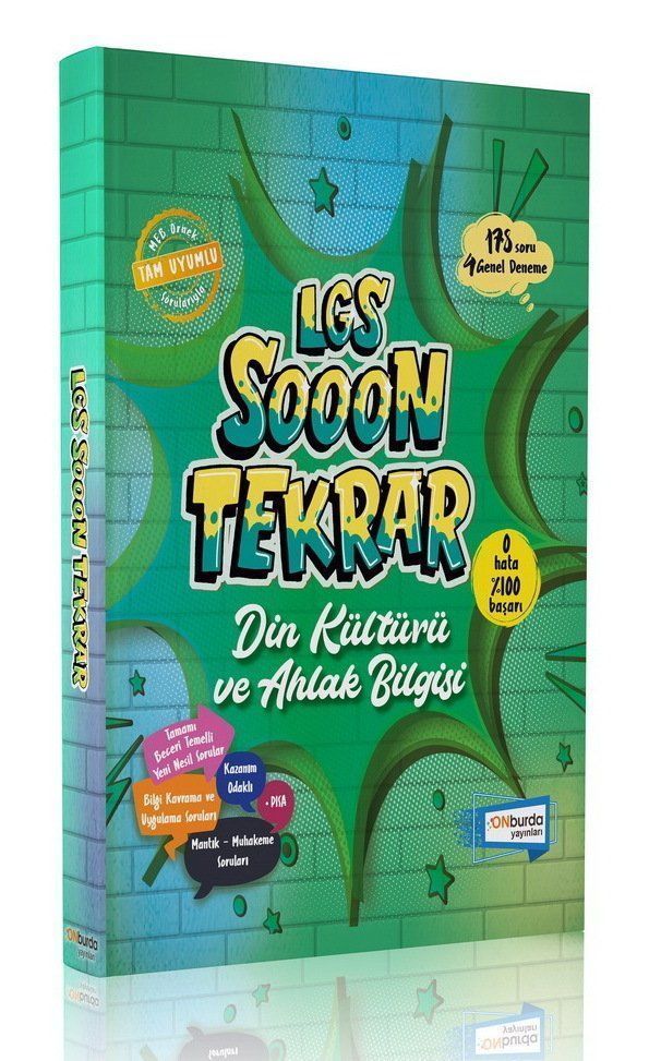 8.Sınıf Lgs Sooon Tekrar Din Kültürü Ve Ahlâk Bilgisi
